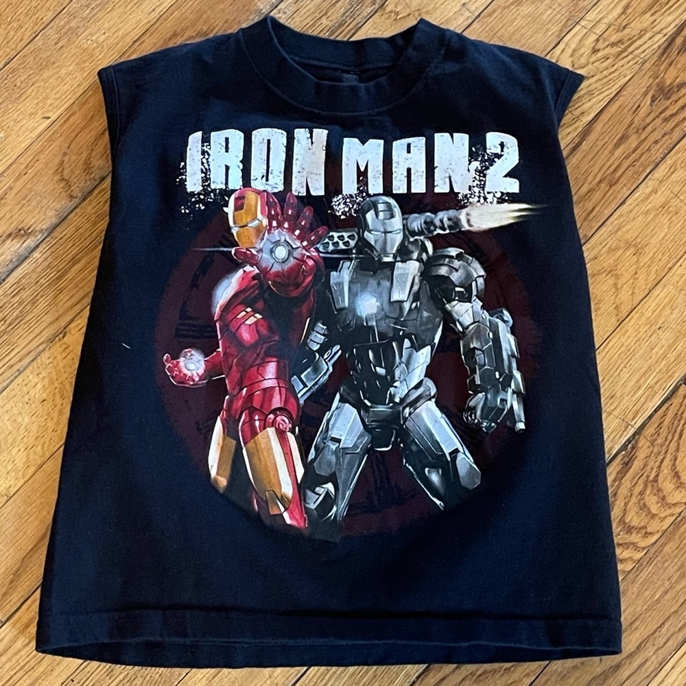 Iron Man 2 Muscle Shirt, Youth Size 7